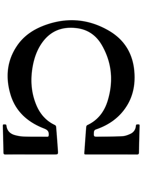 whats an omega|greek symbol for omega.